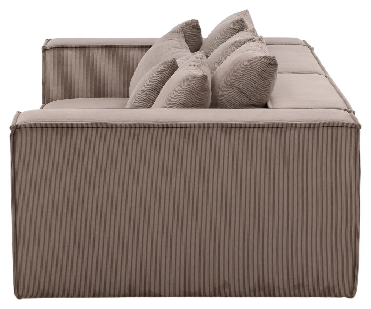 Gillholmen 3-pers sofa - Brun manchester - Unoliving.com