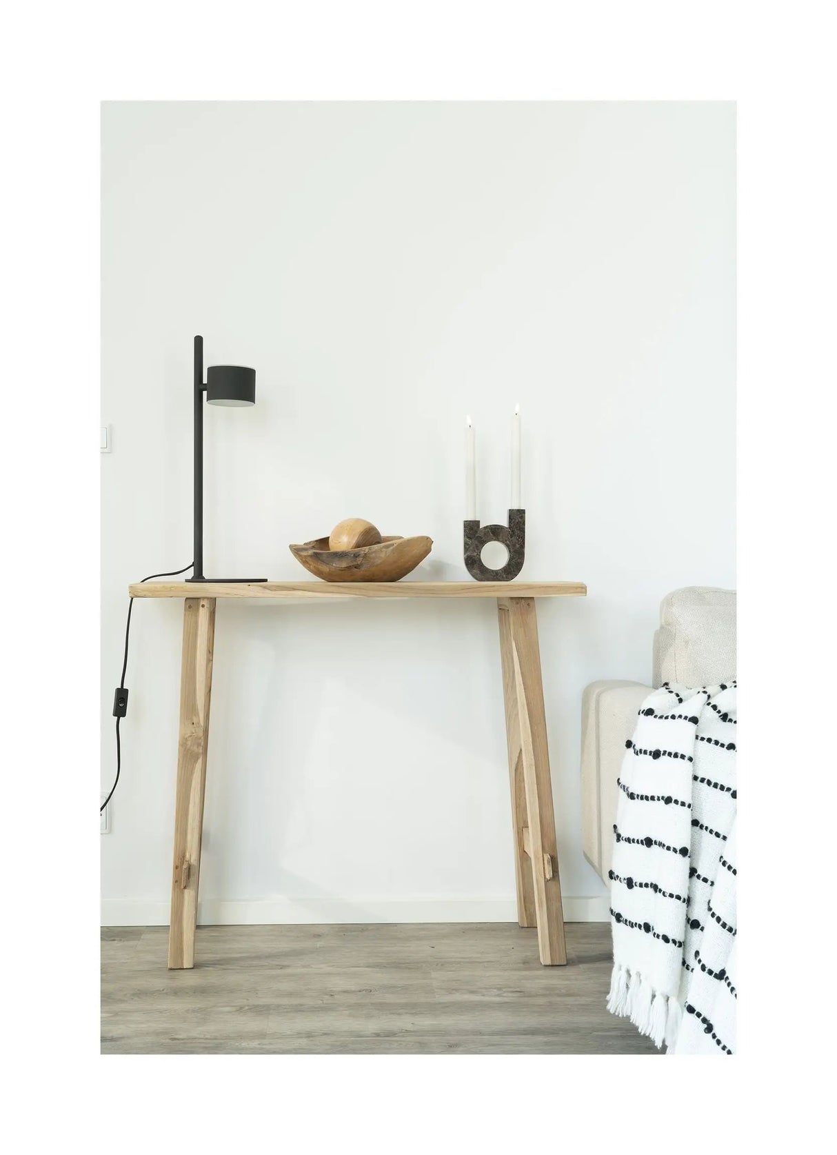 Girona Konsolbord, Teak, B90 - Unoliving.com