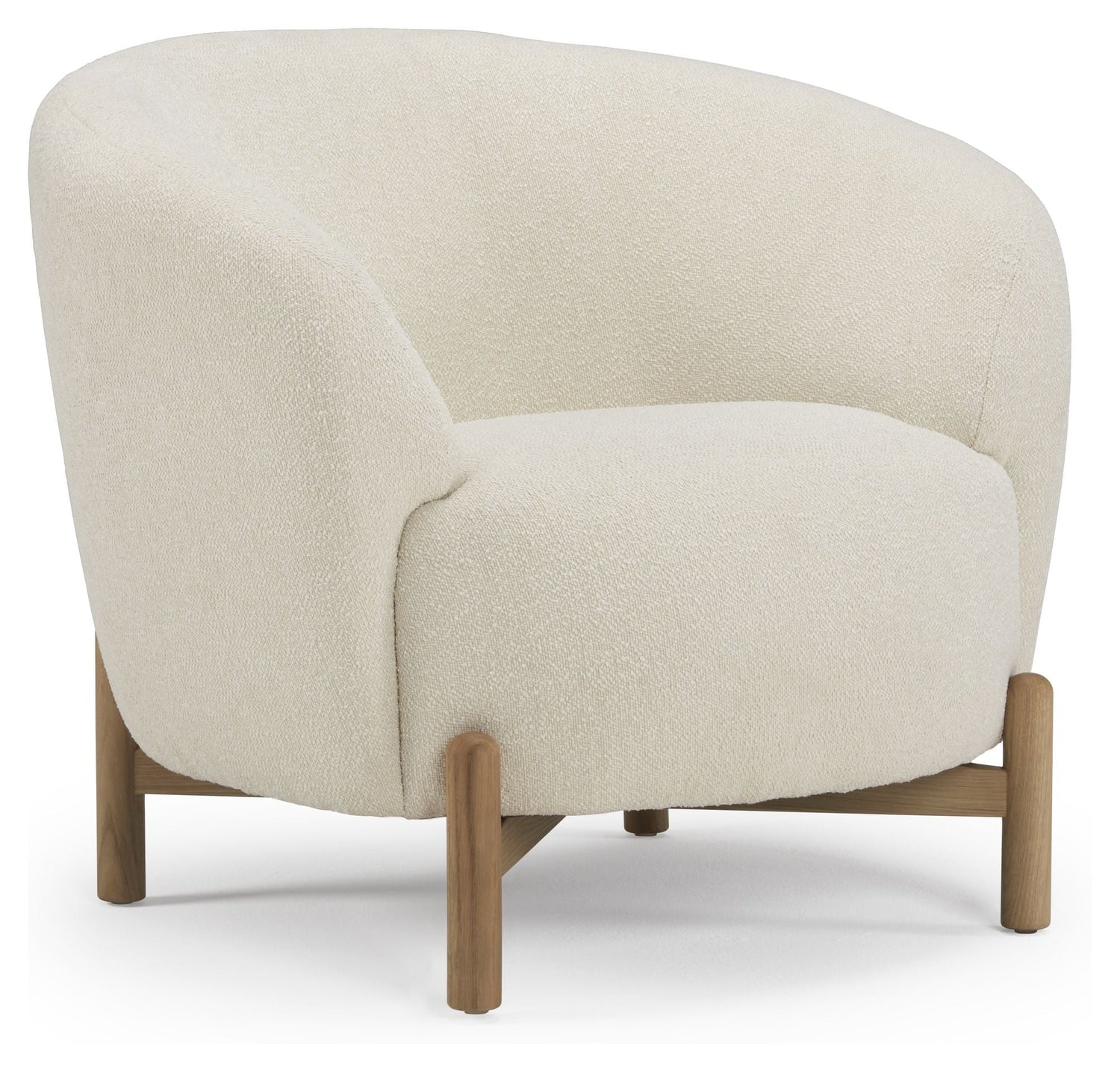 Gran Lænestol, Offwhite Bouclé, egeben - Unoliving.com