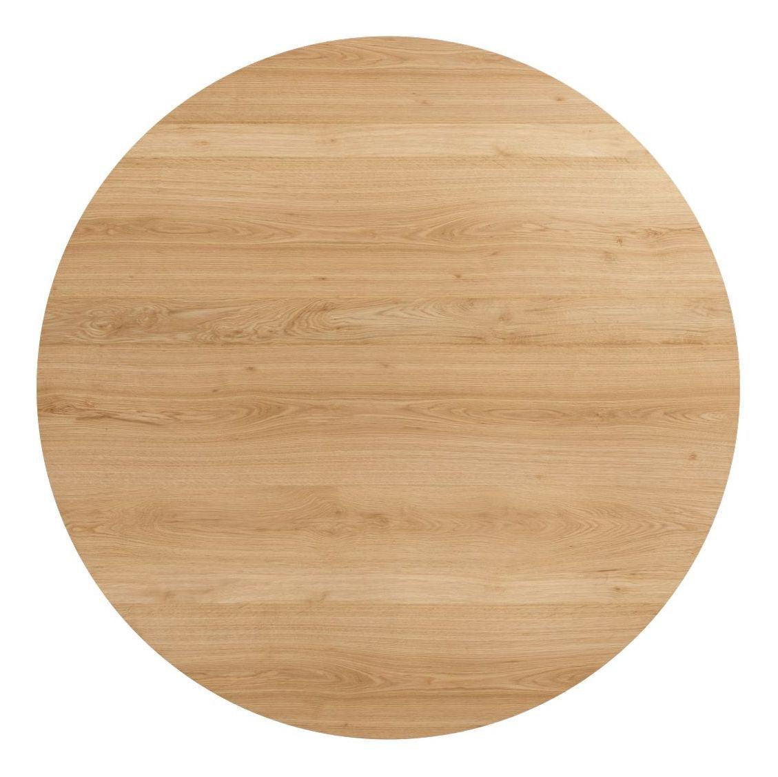 H-frame Spisebord, Ø140, Eg - Unoliving.com