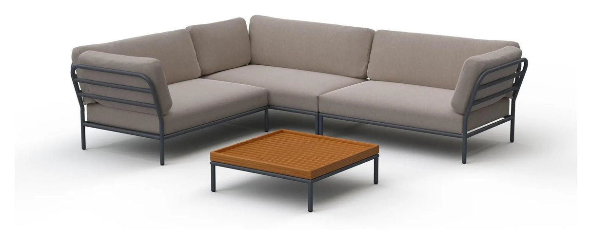 HOUE, LEVEL Loungesofa, Højre, Grå Sunbrella - Unoliving.com