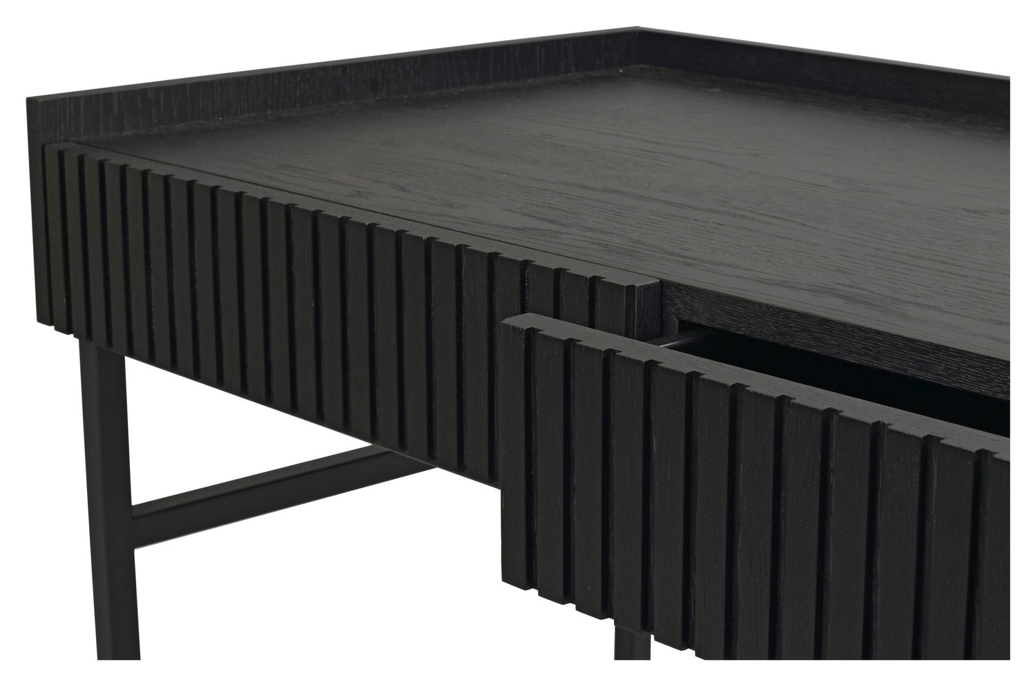 Halifax Skrivebord, Sort eg 120 - Unoliving.com