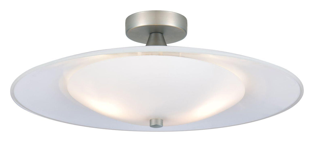 Halo Design Baroni Loftlampe Ø46, Opal/Alu - Unoliving.com