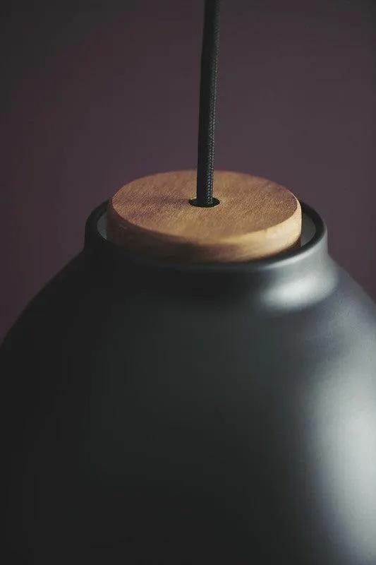 Halo Design Nivå pendel Ø14, Sort, Træ - Unoliving.com