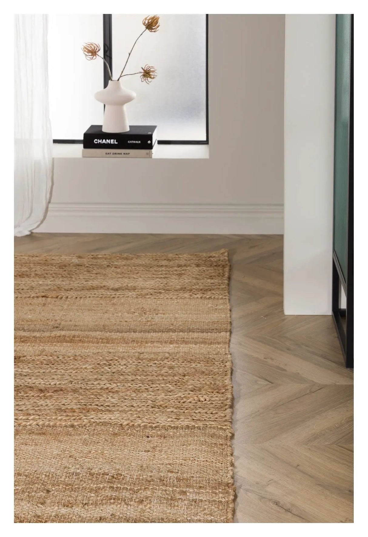 Hannes Jute Tæppe 300x200 - Natur - Unoliving.com
