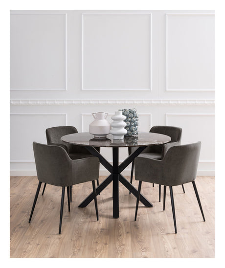 Heaven Spisebord - Brun Emperador poleret marmor - Unoliving.com
