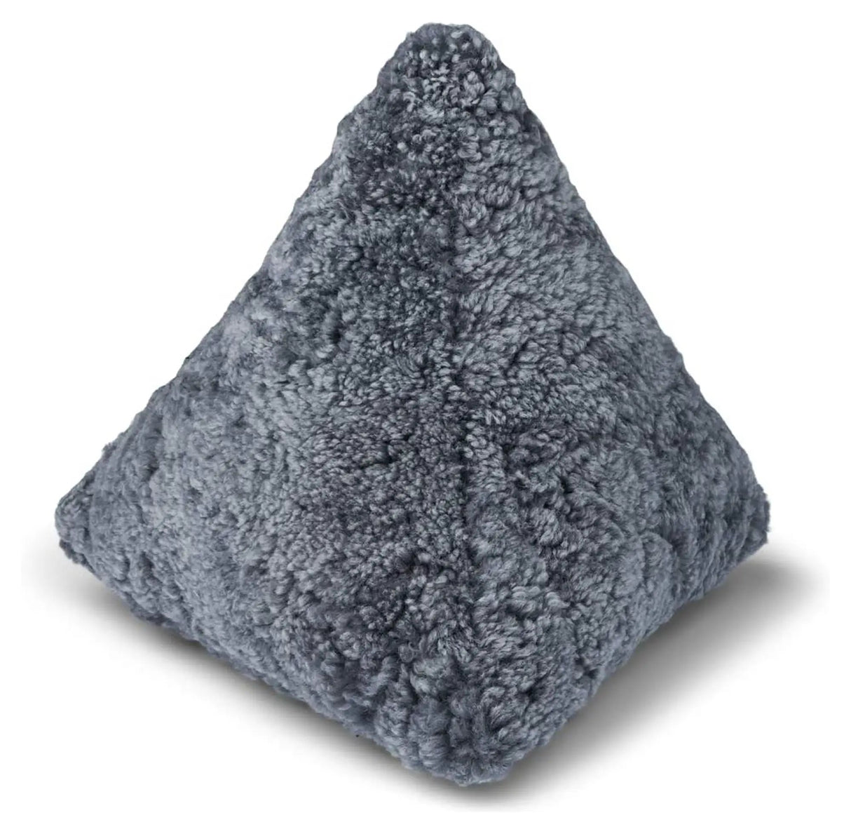 Hematite af Premium NZ kort krøllet lammeskind, Lys grå