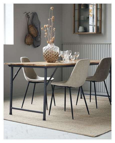 Hempi Tæppe 250x250 - Natur - Unoliving.com