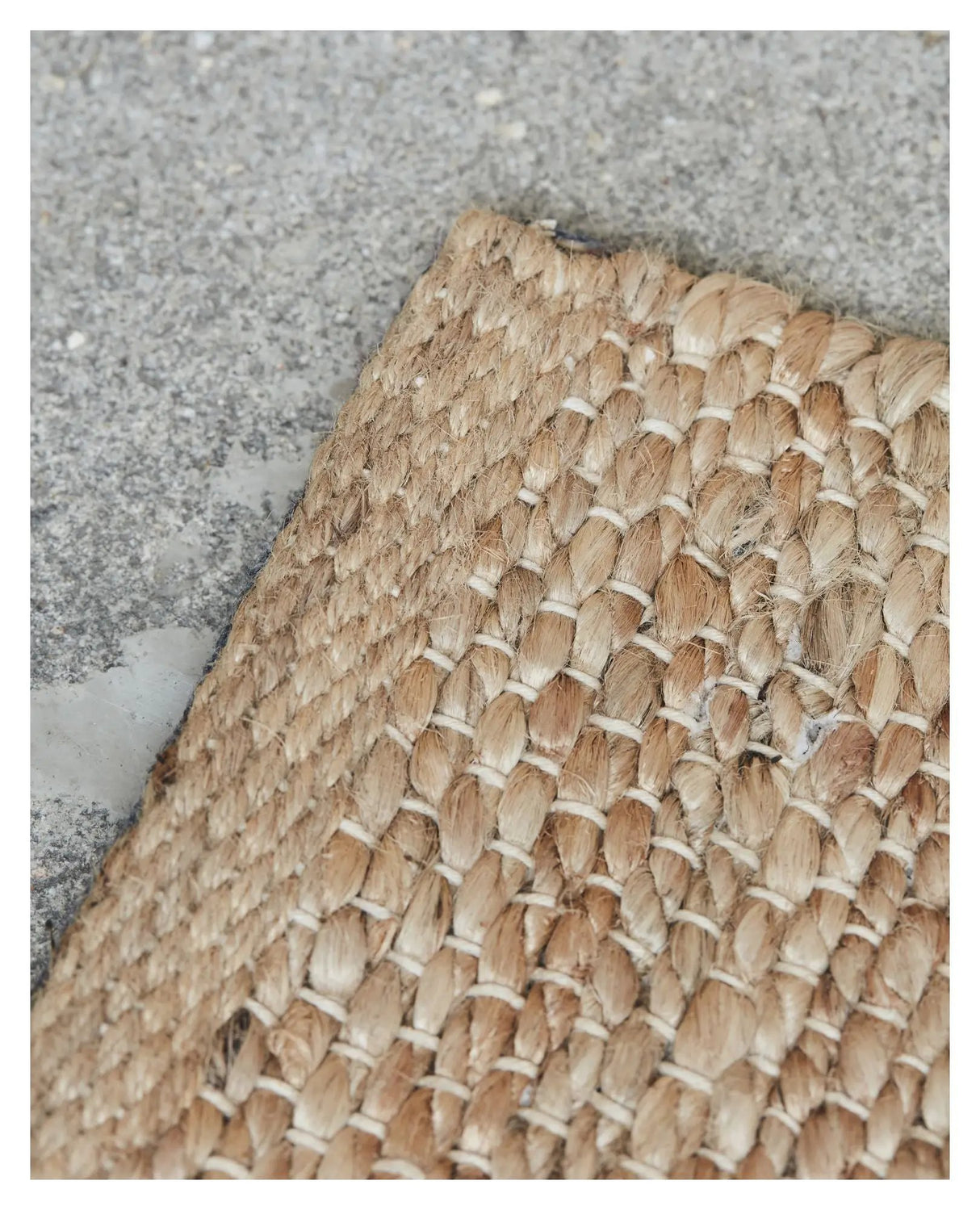 Hempi Tæppe 250x250 - Natur - Unoliving.com