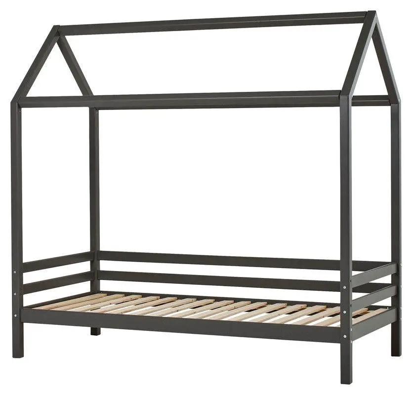 Hoppekids ECO Dream Husseng m. stoftag 90x200 - Grå - Unoliving.com