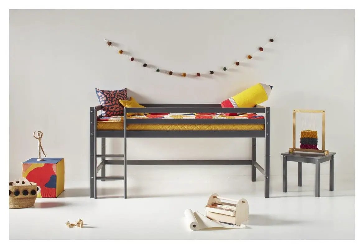 Hoppekids ECO Dream My Color Halvhøj Seng 90x200 - Smoked Pearl - Unoliving.com