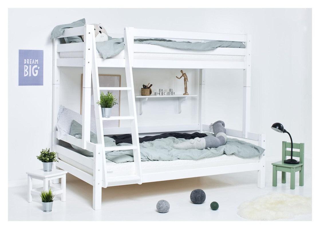Hoppekids ECO Luxury Køjeseng 90/120x200 - Hvid - Unoliving.com