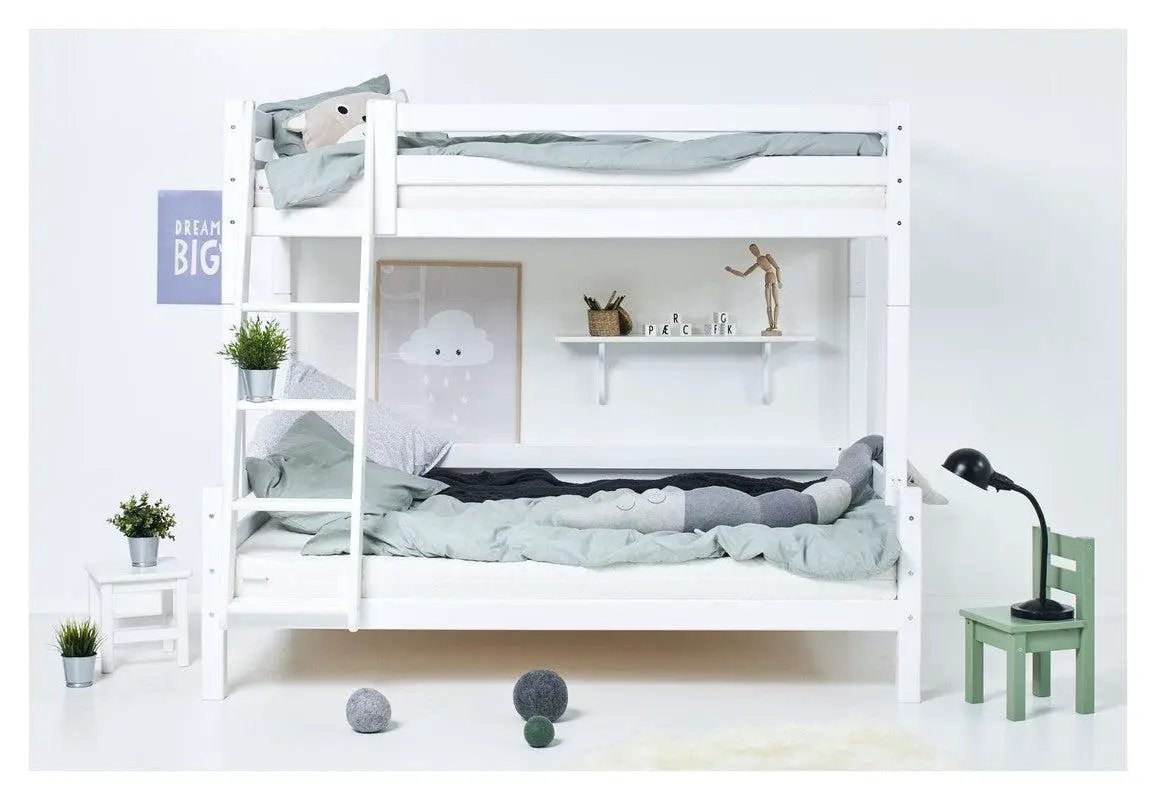 Hoppekids ECO Luxury Køjeseng 90/120x200 - Hvid - Unoliving.com