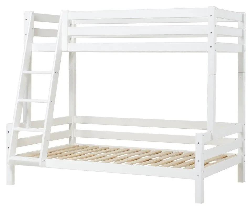 Hoppekids ECO Luxury Køjeseng 90/120x200 - Hvid - Unoliving.com