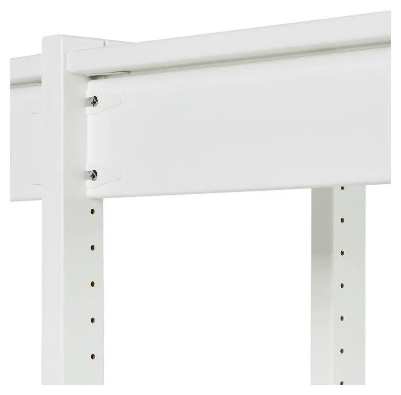Hoppekids Storey Reol - 2 sektioner m/4 hylder, skriveplade og seng - Unoliving.com