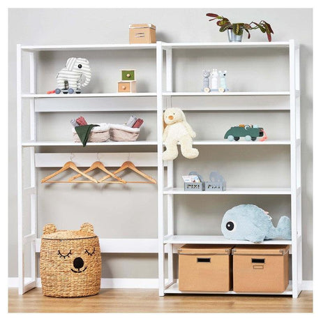 Hoppekids Storey Reol - 2 sektioner m. 8 hylder - 100 cm - Unoliving.com