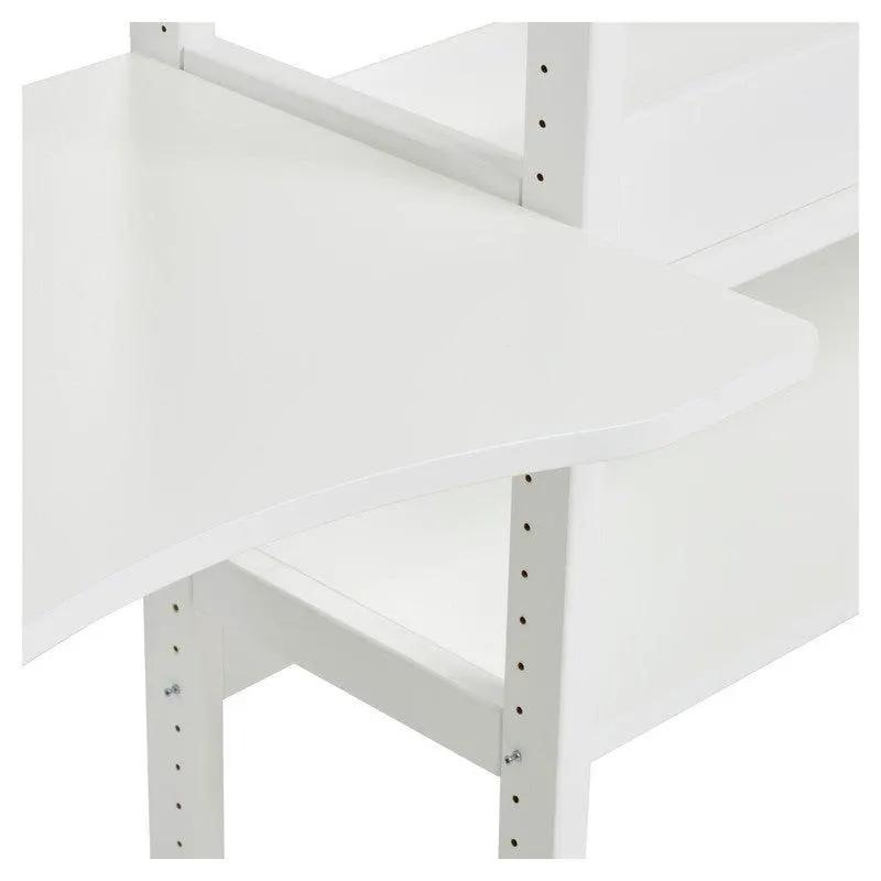 Hoppekids Storey Reol - 3 sektioner m/12 hylder og skriveplade - Unoliving.com