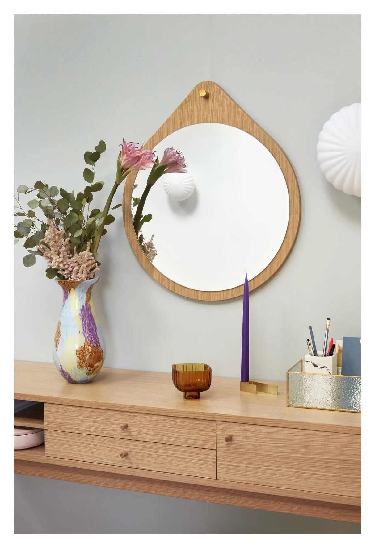 Hübsch Collect Konsolbord, egetræ - Unoliving.com