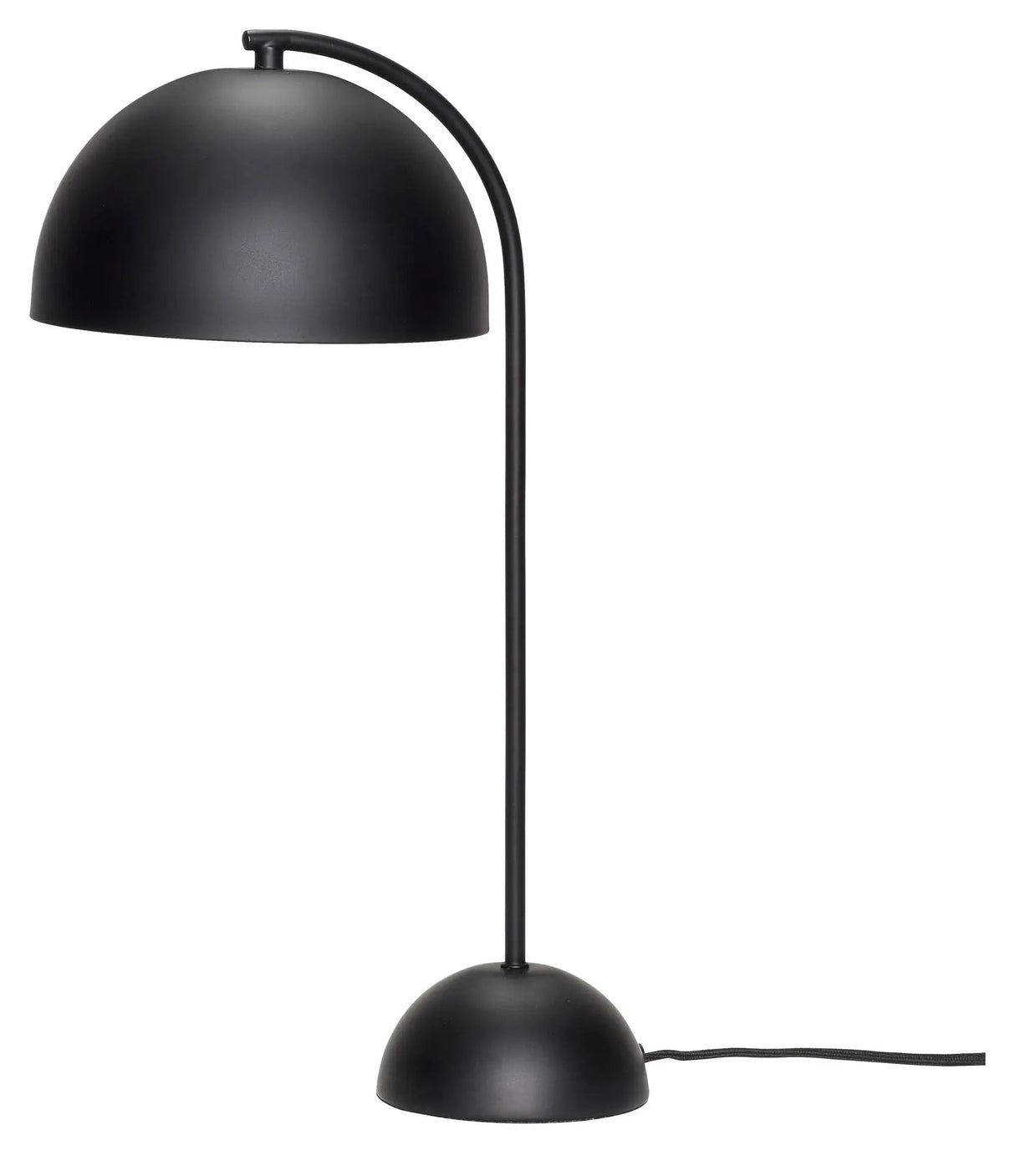 Hübsch Form Bordlampe, metal, sort