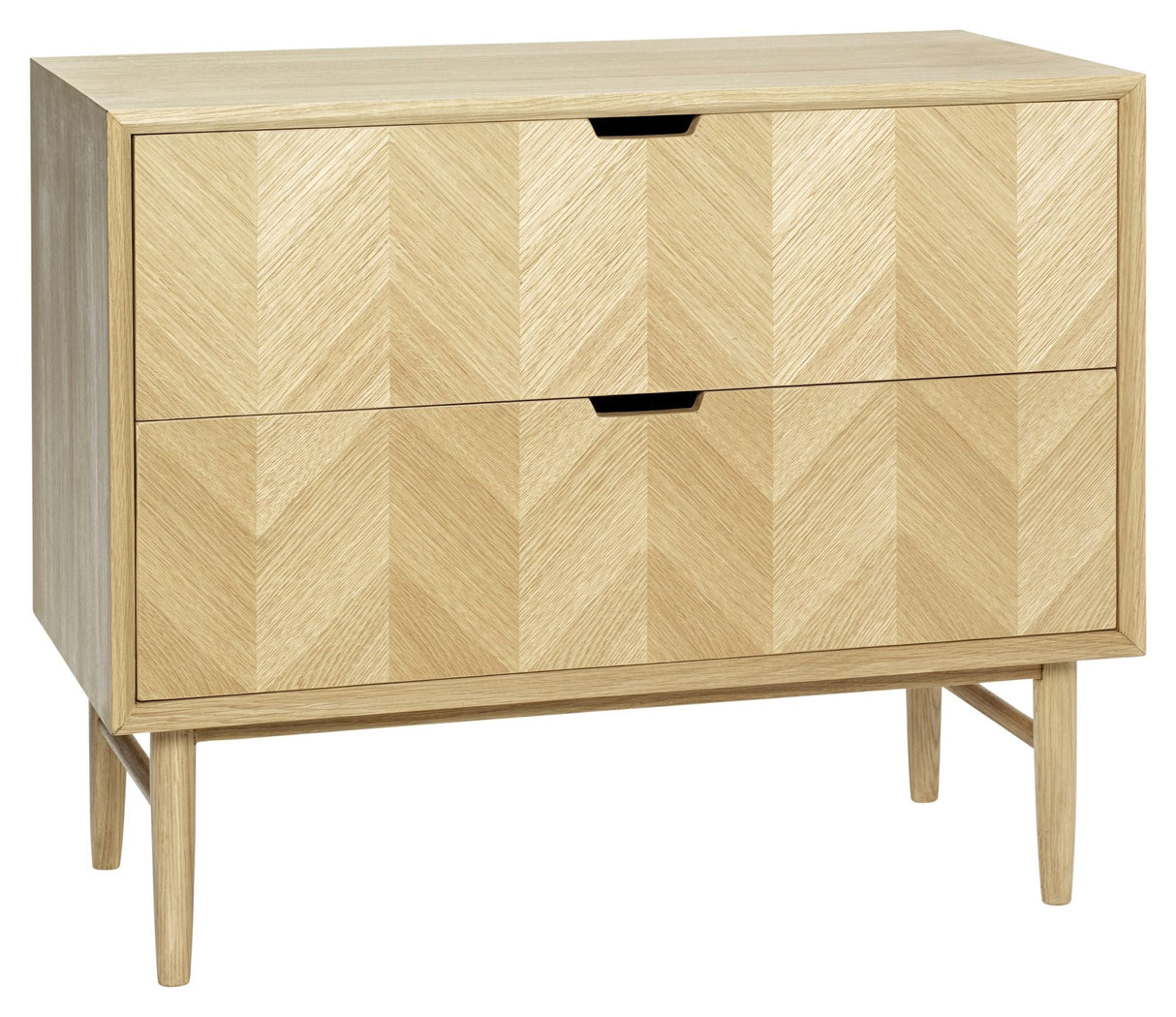 Hübsch Kommode m. 2 skuffer, Natur - Unoliving.com