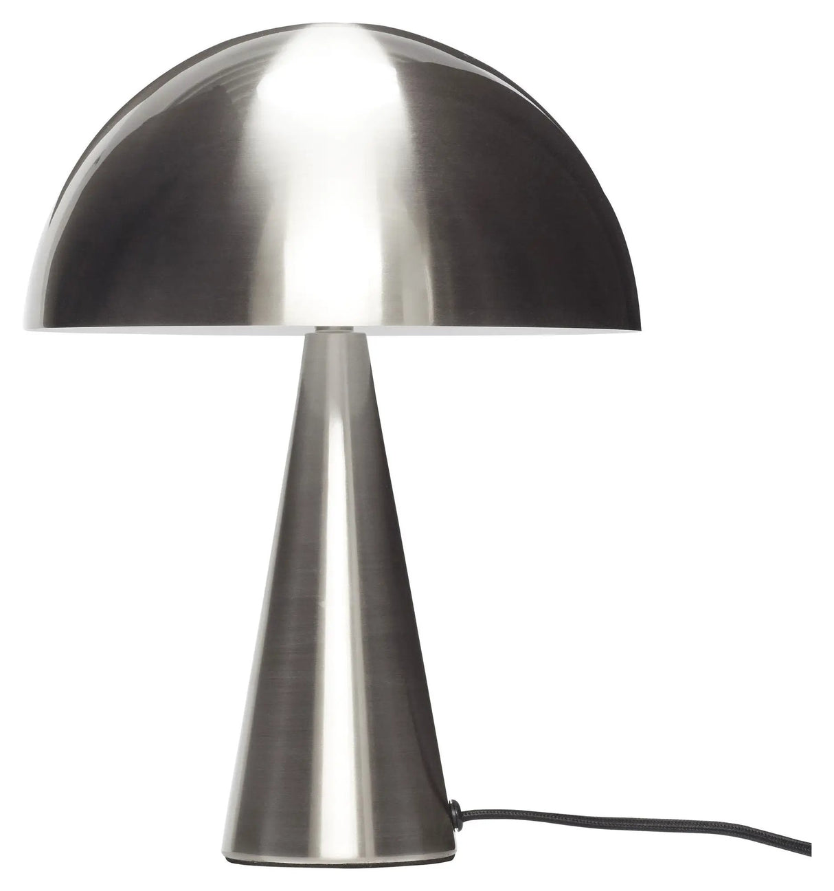 Hübsch Mush Bordlampe, metal, nikkel