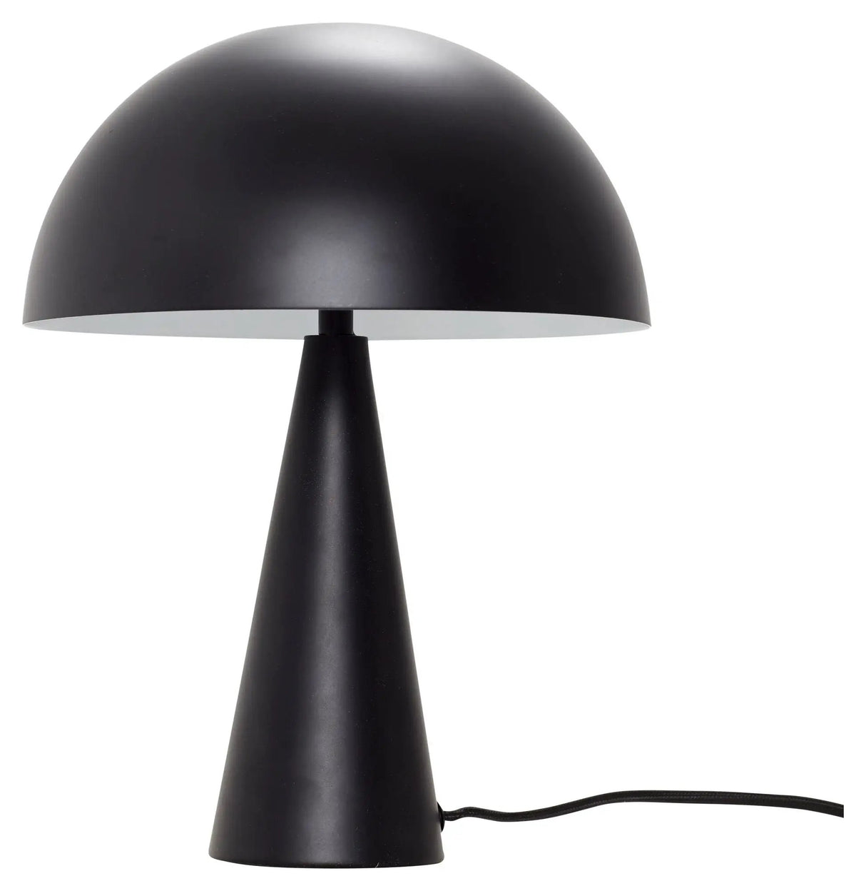 Hübsch Mush Bordlampe, sort, metal