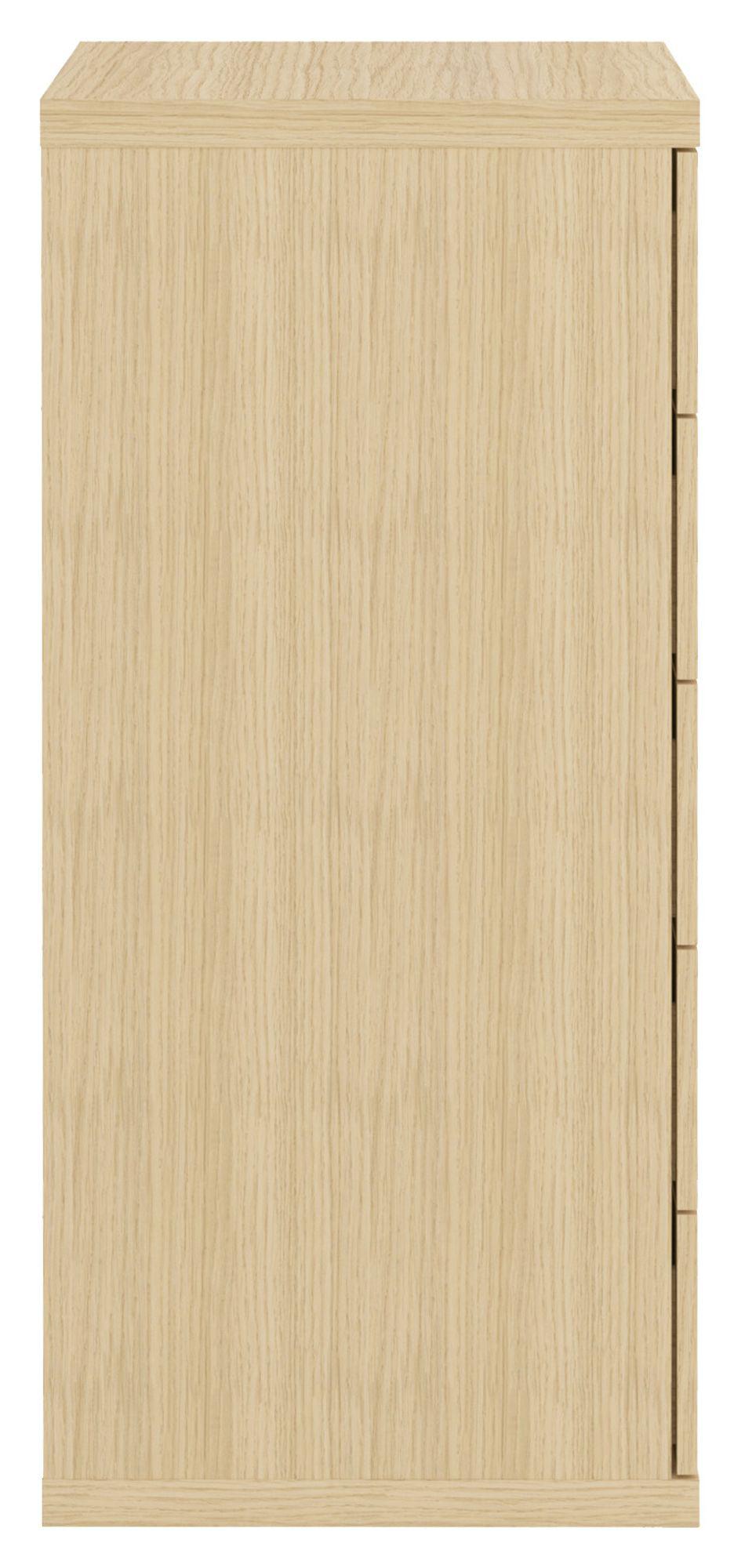 Hugo Kommode m. 5 skuffer, Natur - Unoliving.com