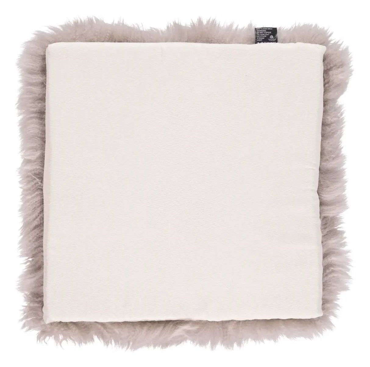 Hynde af Premium NZ langhåret lammeskind - Dove, 37x37