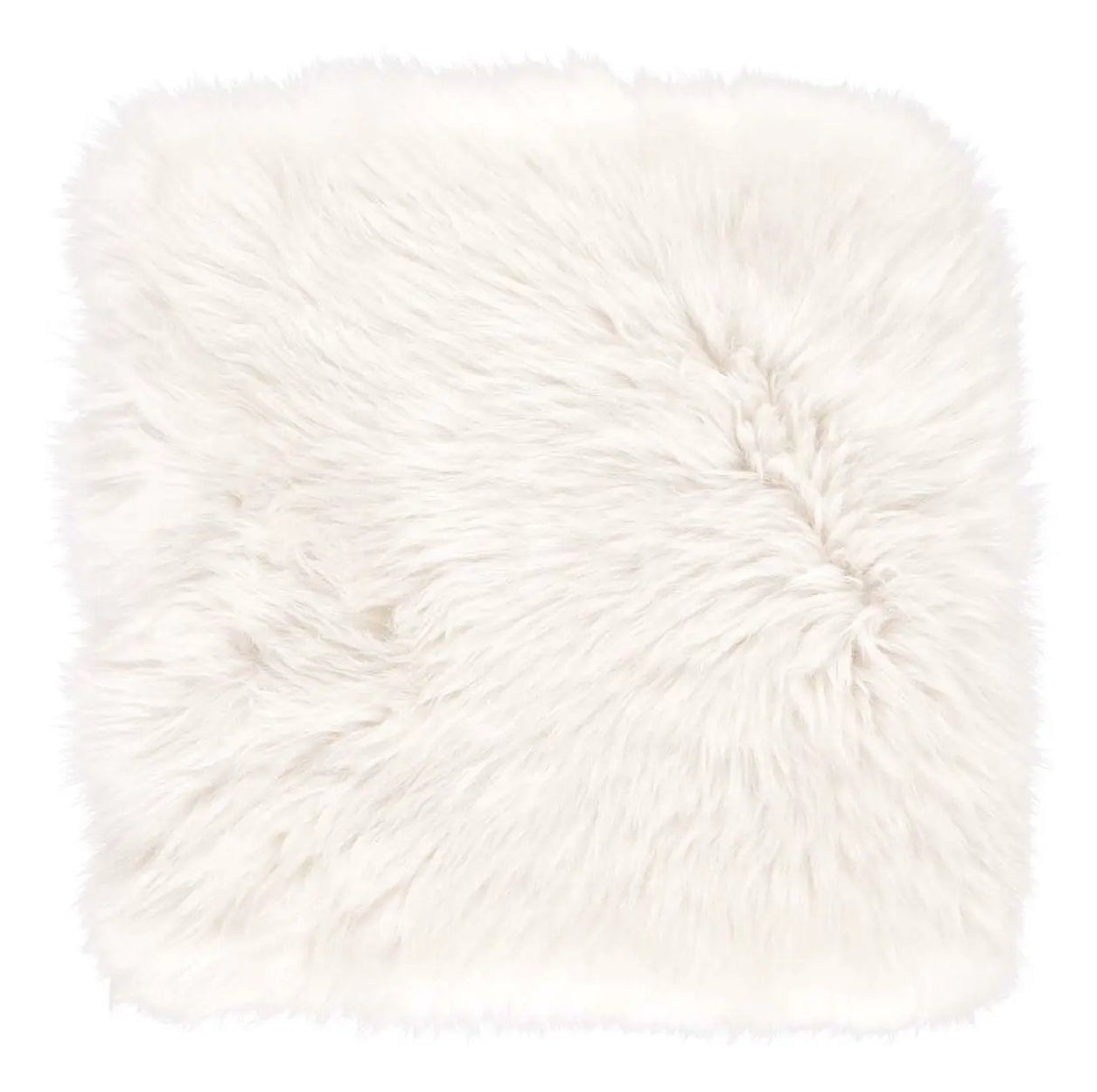 Hynde af Premium NZ langhåret lammeskind - Ivory, 37x37