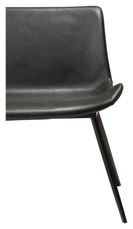 Hype Bænk, Vintage Sort PU - Unoliving.com