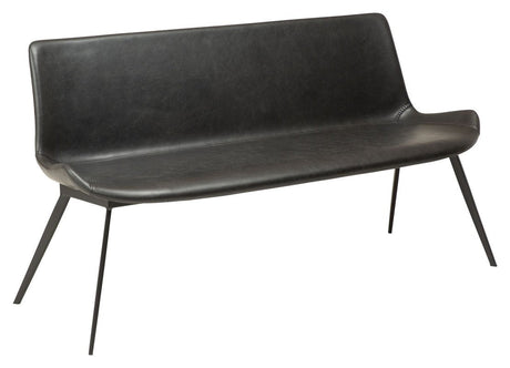 Hype Bænk, Vintage Sort PU - Unoliving.com