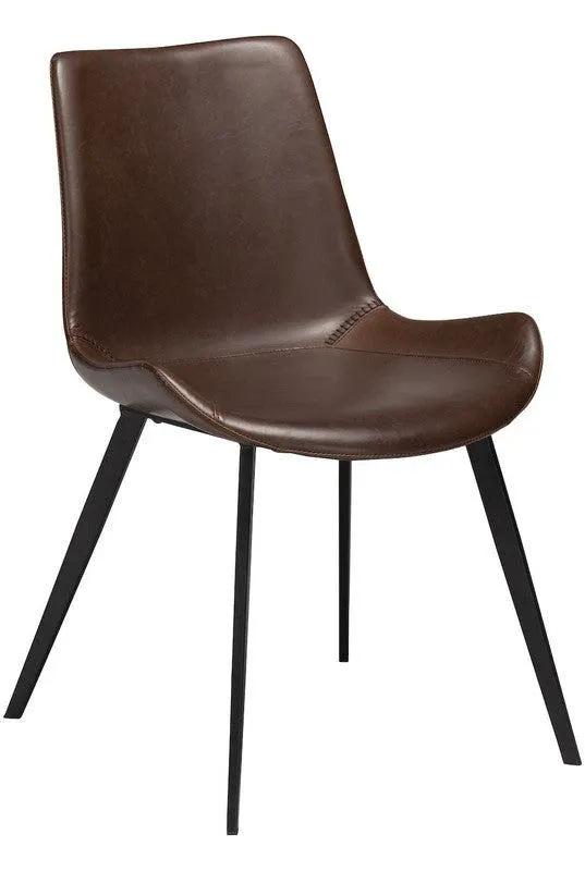 Hype Spisebordsstol, Vintage Cocoa Kunstlæder - Unoliving.com