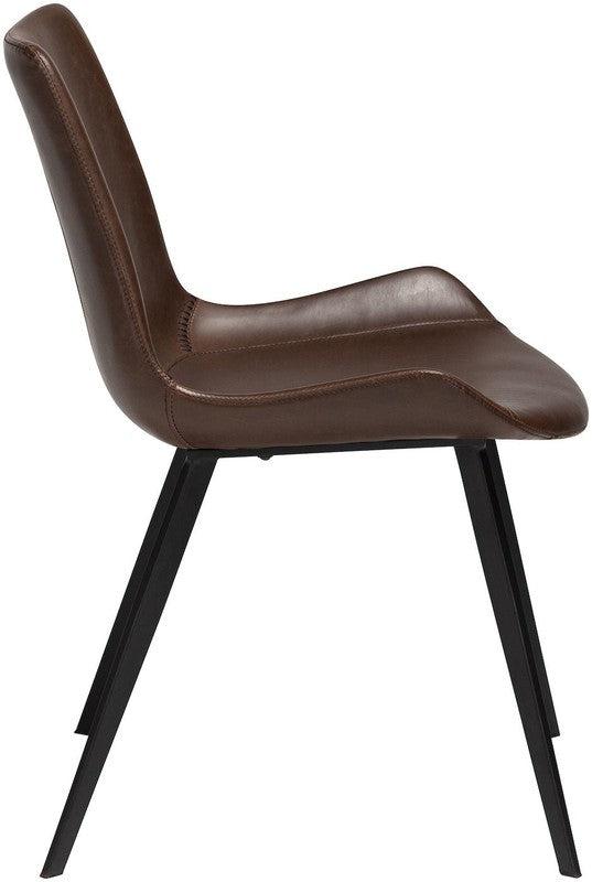 Hype Spisebordsstol, Vintage Cocoa Kunstlæder - Unoliving.com