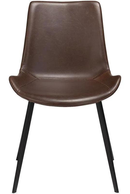 Hype Spisebordsstol, Vintage Cocoa Kunstlæder - Unoliving.com