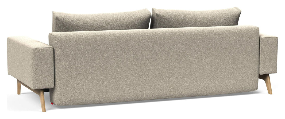 Idun Sovesofa, Bouclé/Beige - Unoliving.com