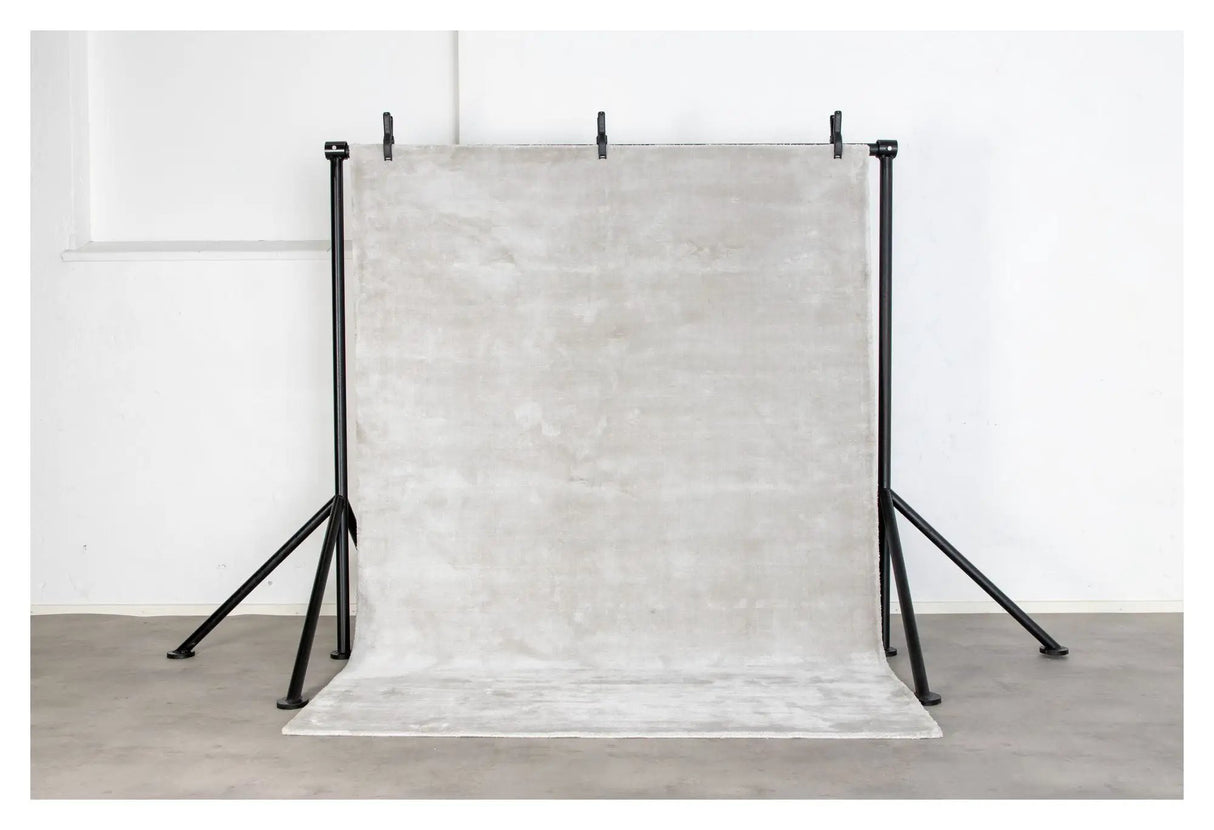 Indra Viscose tæppe, 201x301, Sølvgrå - Unoliving.com