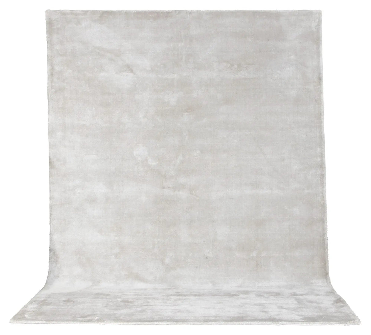 Indra Viscose tæppe, 201x301, Sølvgrå - Unoliving.com