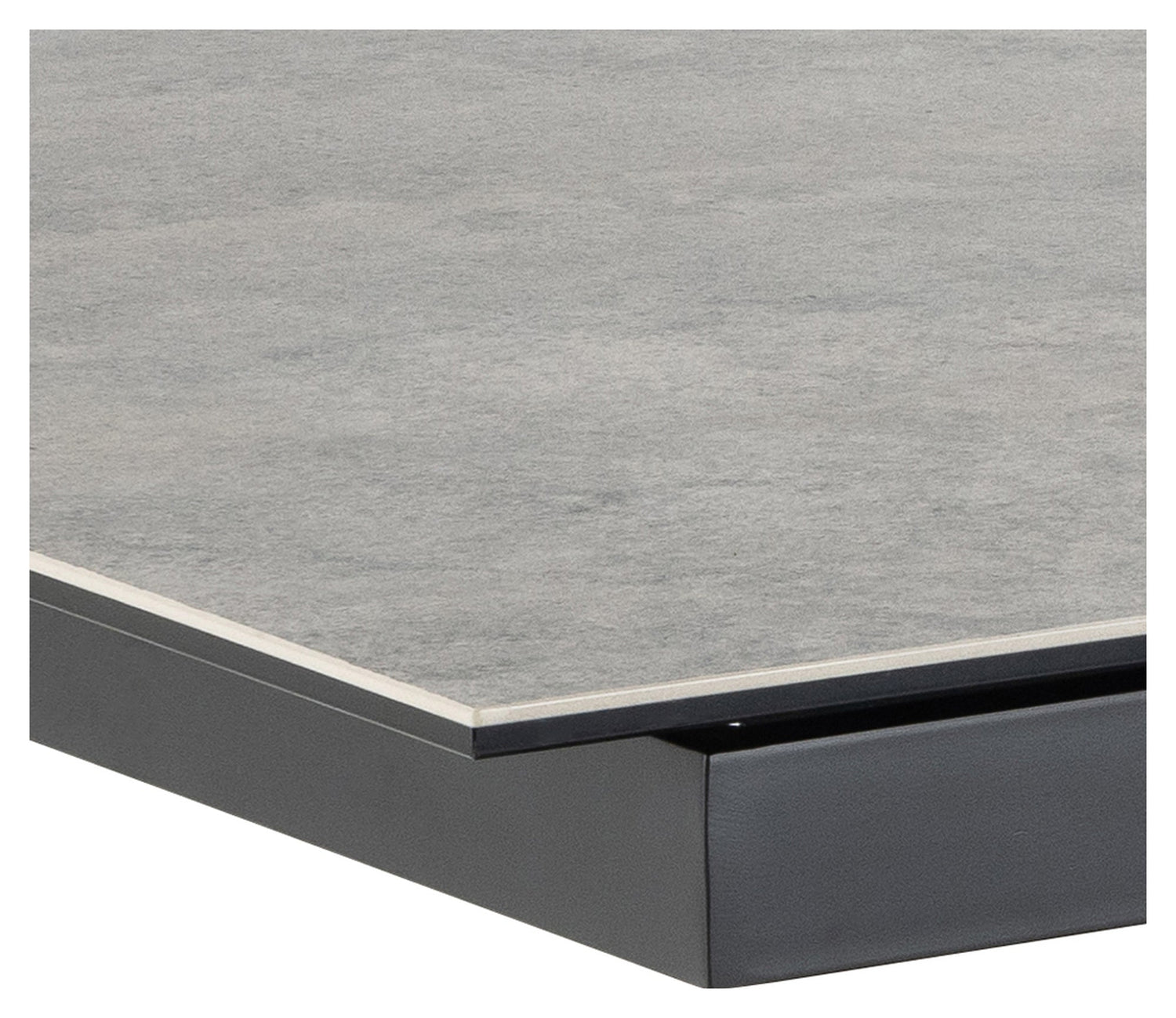 Irwine, spisebord 200/240cm - grå - Unoliving.com