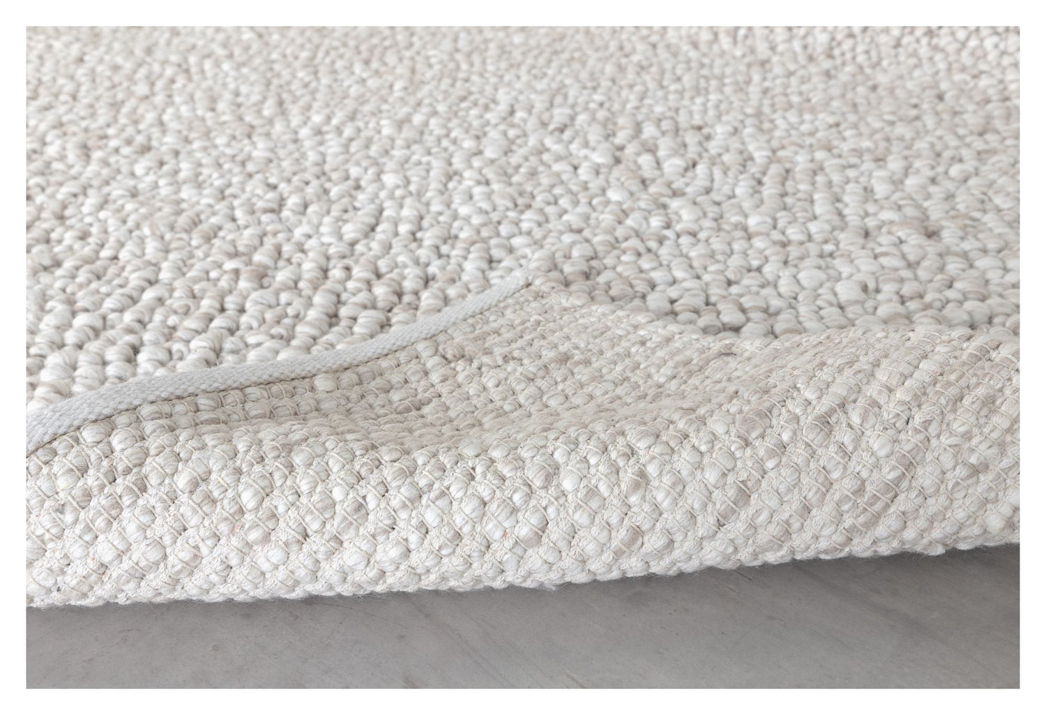 Jajru uldmix tæppe, 200x300, Beige - Unoliving.com