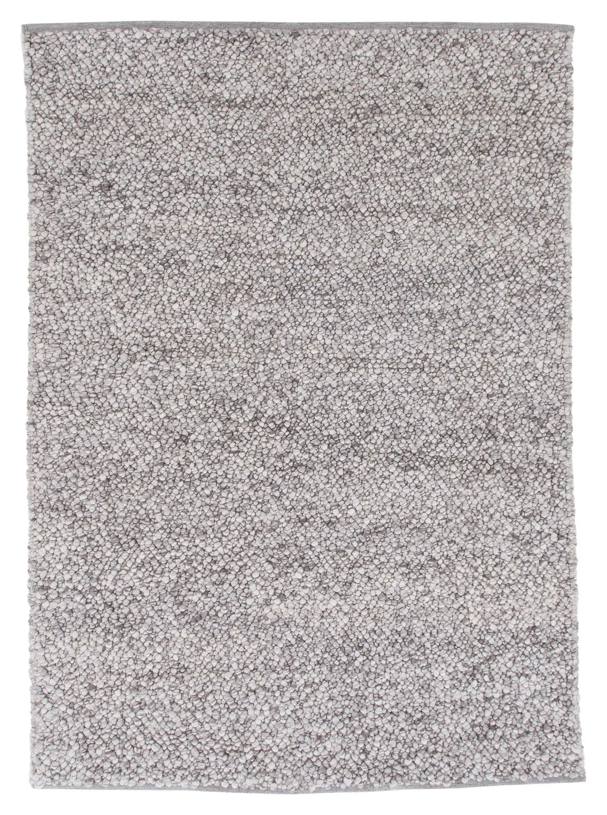 Jajru uldmix tæppe, 200x300, Lysegrå - Unoliving.com