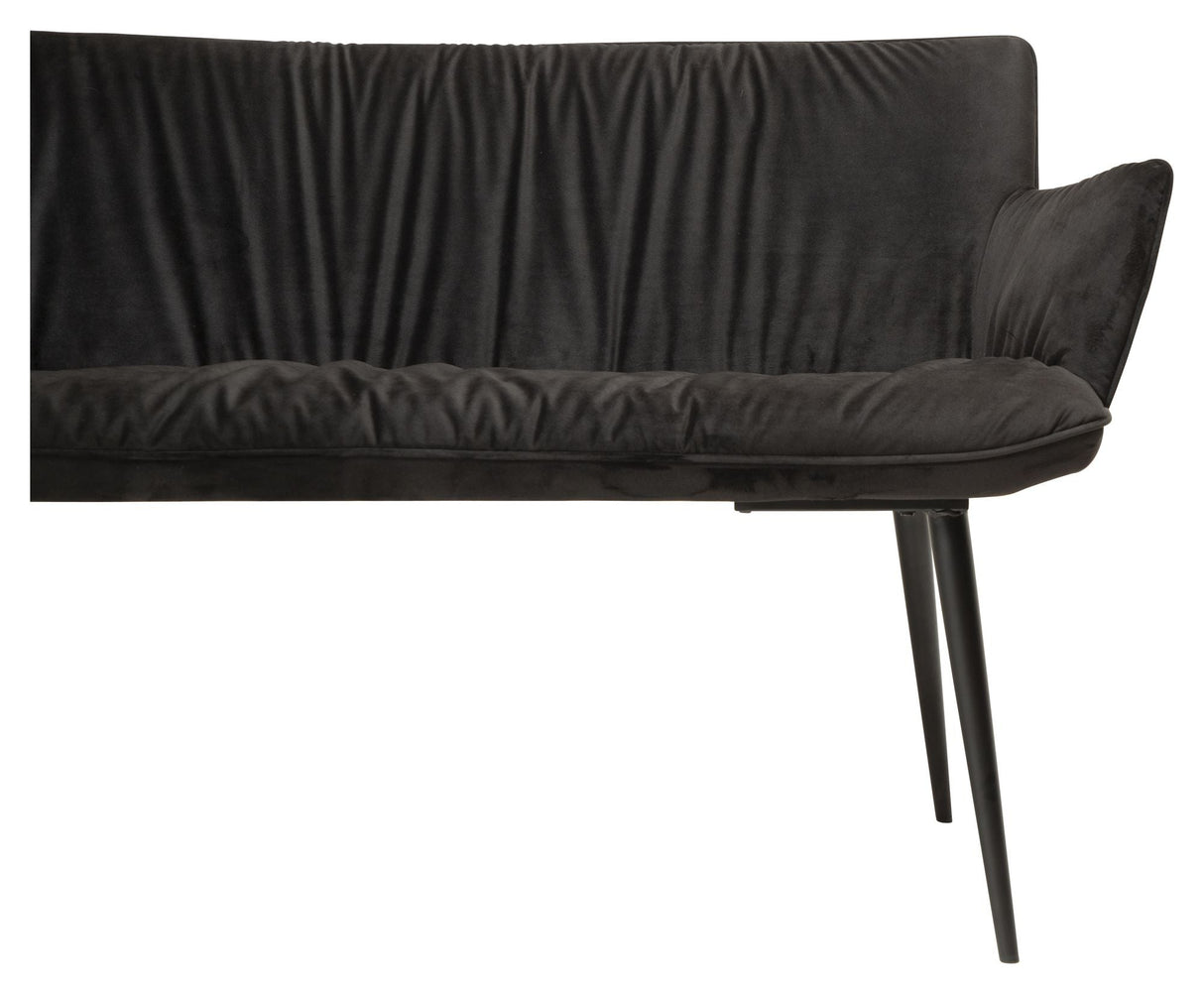 Join Bænk, Meteorite Sort Velour - Unoliving.com