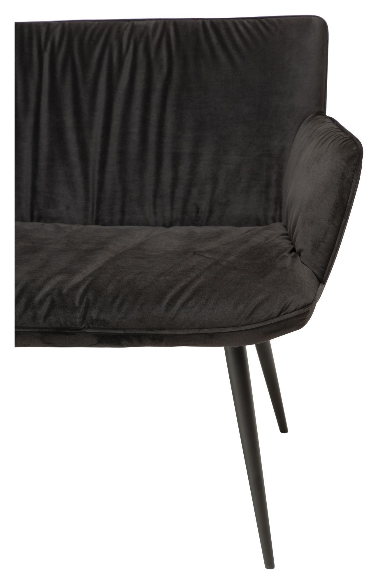 Join Bænk, Meteorite Sort Velour - Unoliving.com