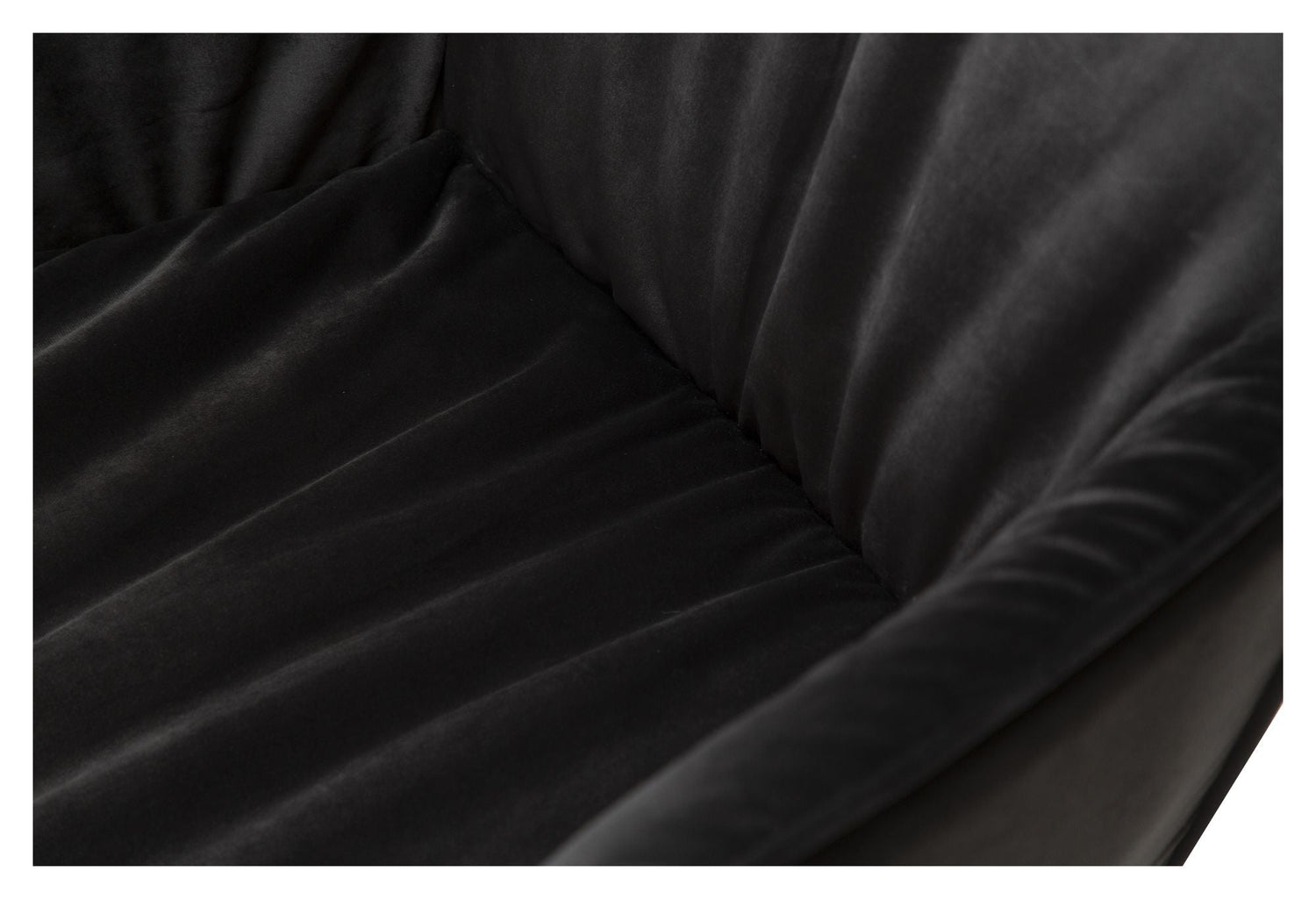 Join Spisebordsstol m. armlæn, Sort Velour - Unoliving.com