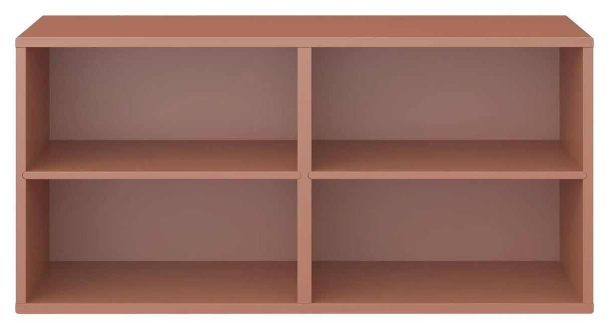 Keep Reol med 2 faste hylder. Modul 002, Terracotta - Unoliving.com