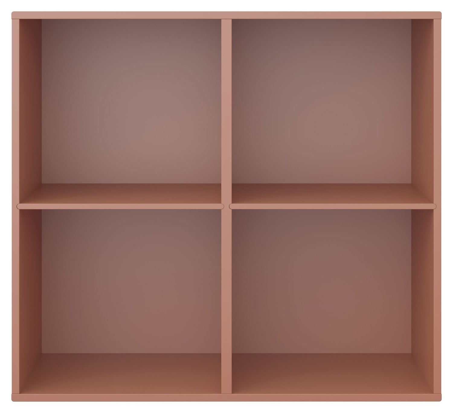 Keep Reol med 2 faste hylder. Modul 006, Terracotta - Unoliving.com