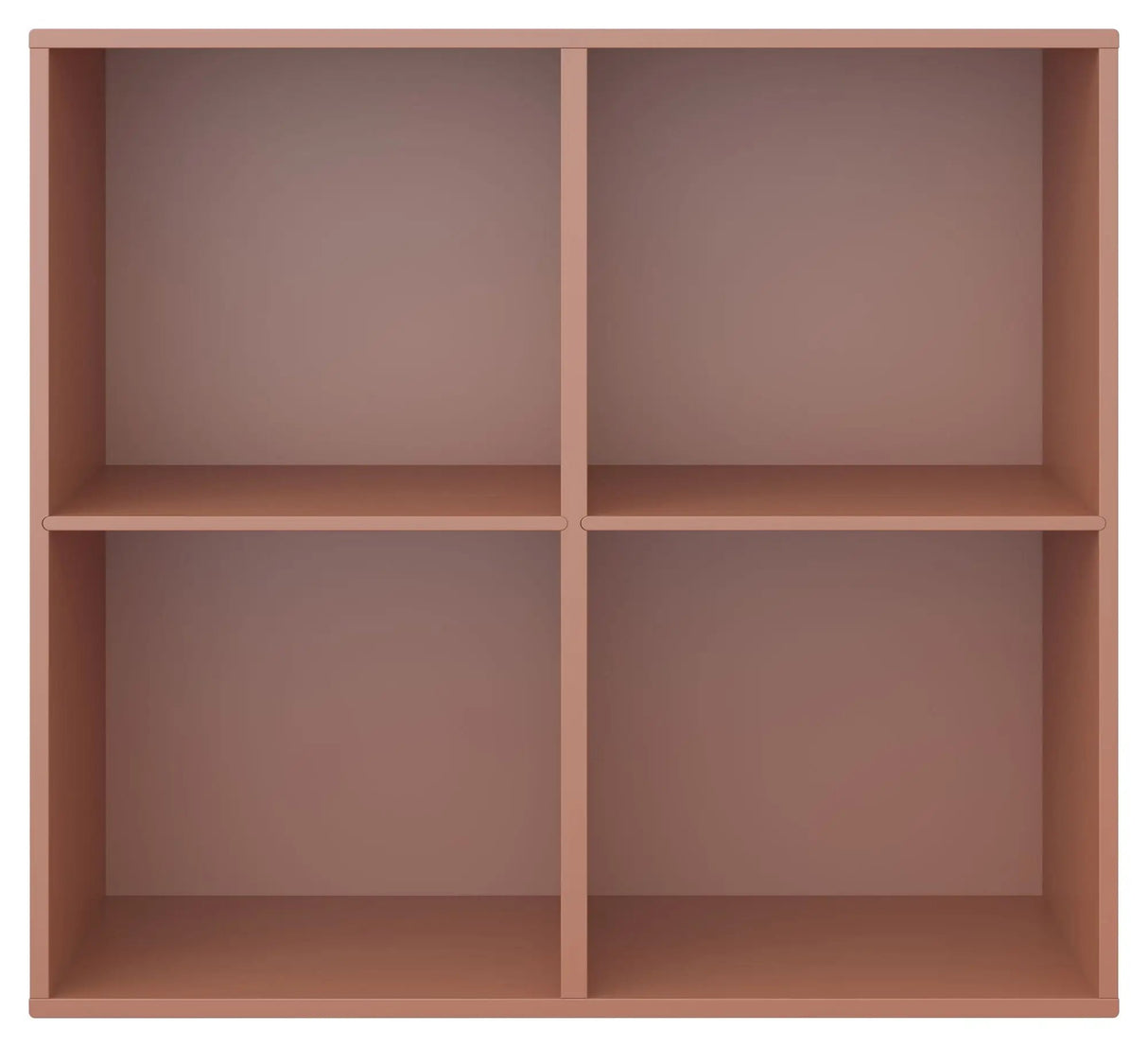 Keep Reol med 2 faste hylder. Modul 006, Terracotta - Unoliving.com