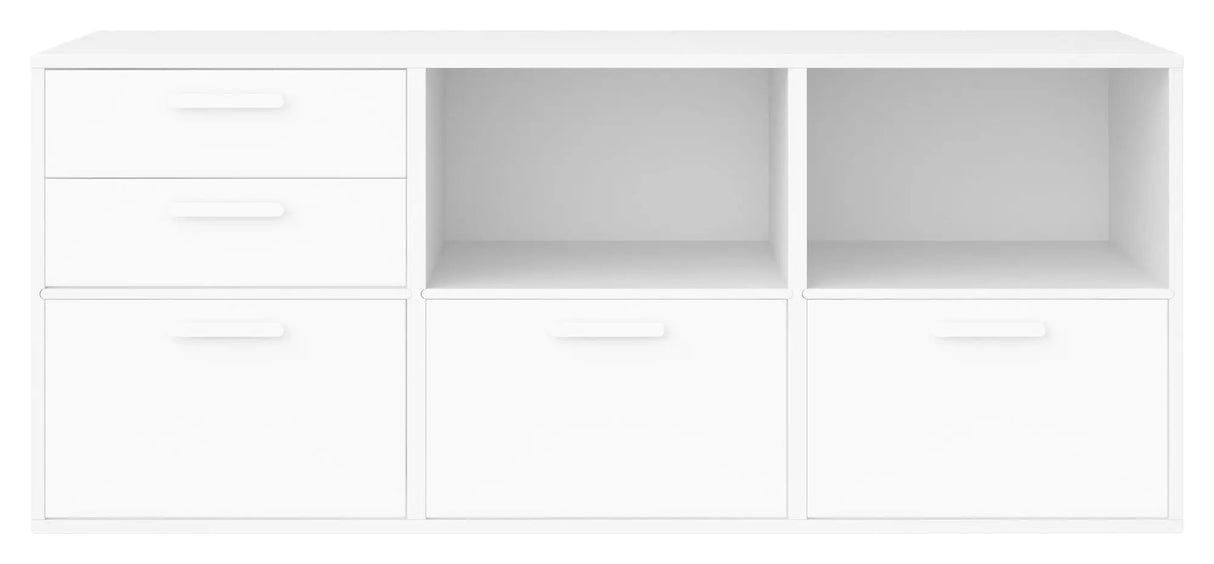 Keep Reol med 3 faste hylder. Modul 005, Hvid - Unoliving.com