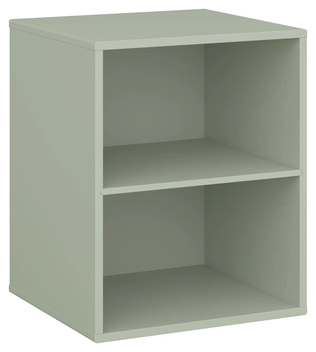 Keep Reol med fast hylde. Modul 003, Støvet grøn - Unoliving.com