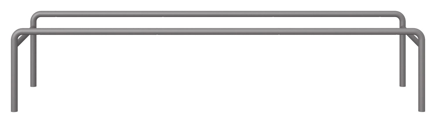 Keep, metal sokkel til B:133,8 cm, Grafit