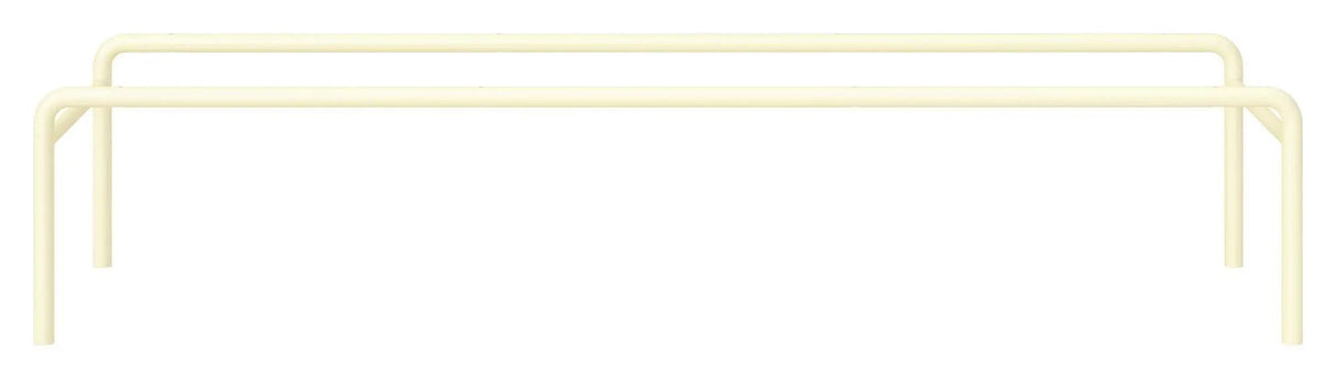 Keep, metal sokkel til B:133,8 cm, Lys gul